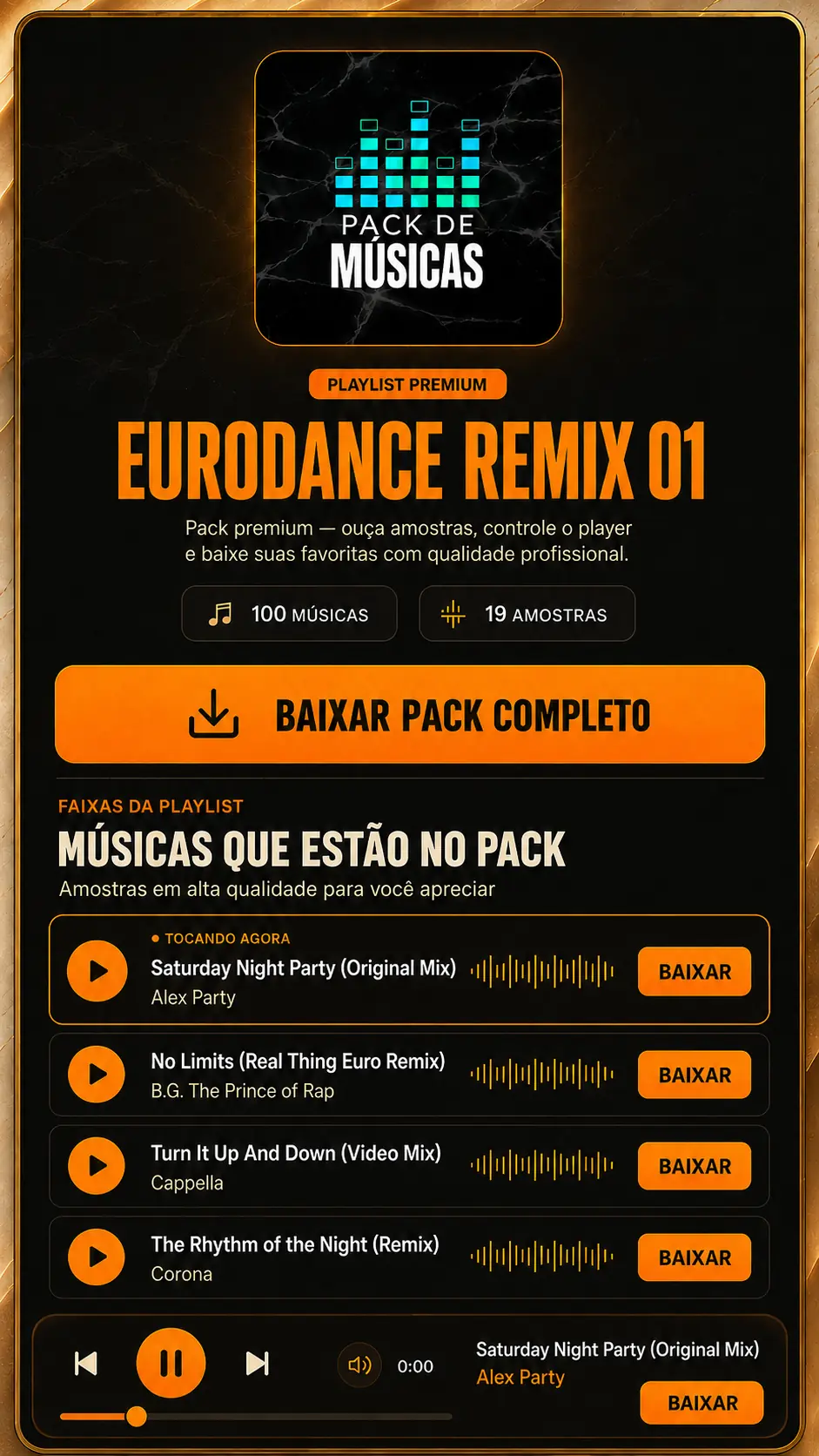Playlist Eurodance Remix 01